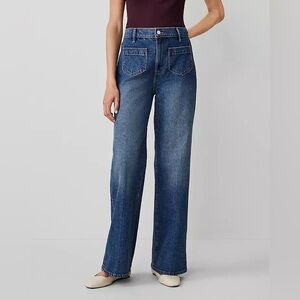 Ann Taylor Wide Leg Jeans